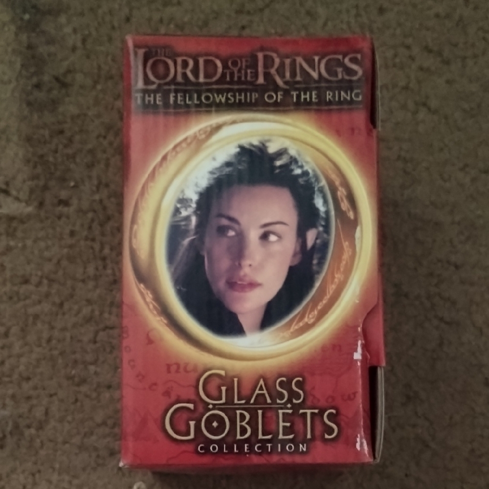 Lord of the Rings Arwen Glass Goblet